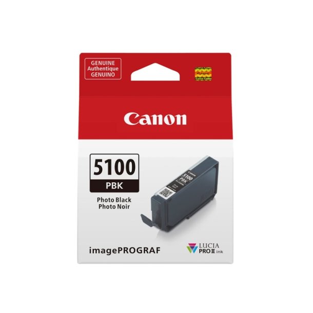 Canon PFI-5100PBK original bl�kpatron - foto sort - 14,4ml